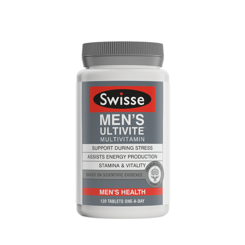 careplus海外旗舰店澳洲swisse男士复合维生素b族男性健身奶蓟草护肝熬夜必备保健品0