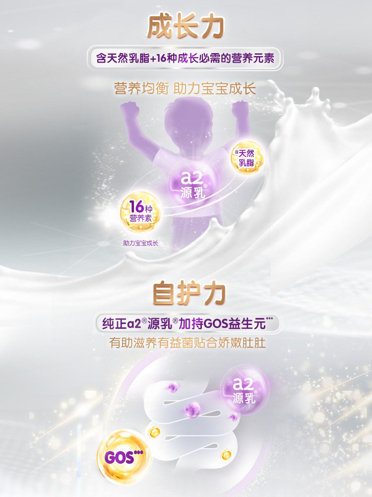 a2 3段【白金焕新升级】婴幼儿*奶粉 环球e站海外婴幼儿牛奶粉