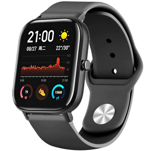 适用小米手表米动青春版1s腕带Amazfit pop华米GTS/GTR2e表带硅胶 - 图3