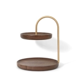 Вход в дверь и клавиши входа в хранение творческое украшение легкая роскошная дверь с твердым древесином клавиш настольный столик настольный поднос планшета