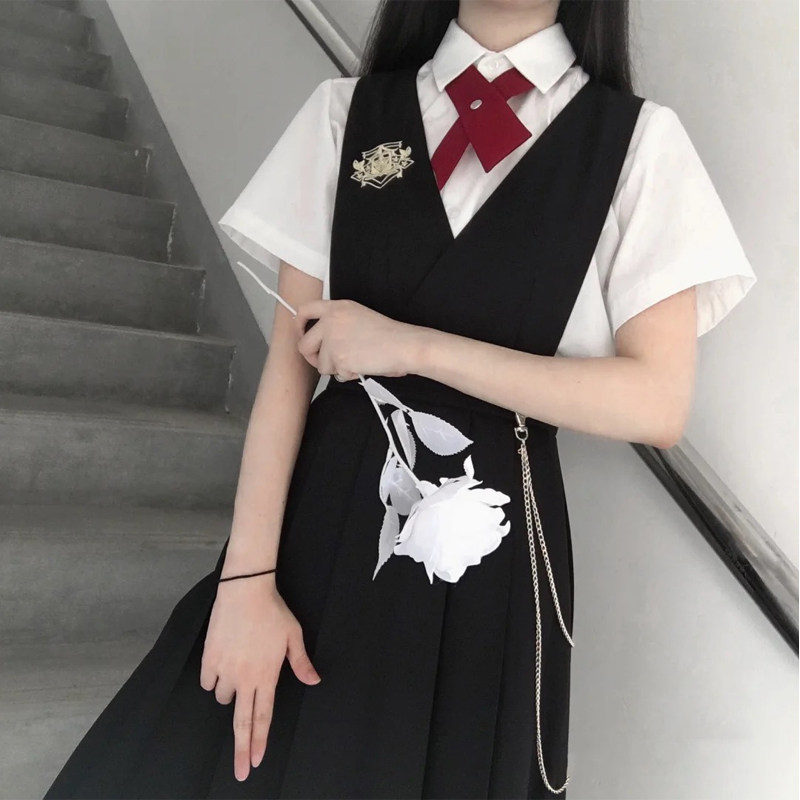 大码日系卡奶裙小个子护奶裙jk制服夏季原创正版学院风套装长款女,淘宝优惠券,粉丝福利购,淘宝优惠卷