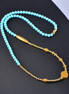 绿松石泰国正品吸米星吊坠