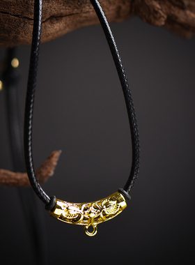 泰国原版蜡皮绳佛牌链可调节长短