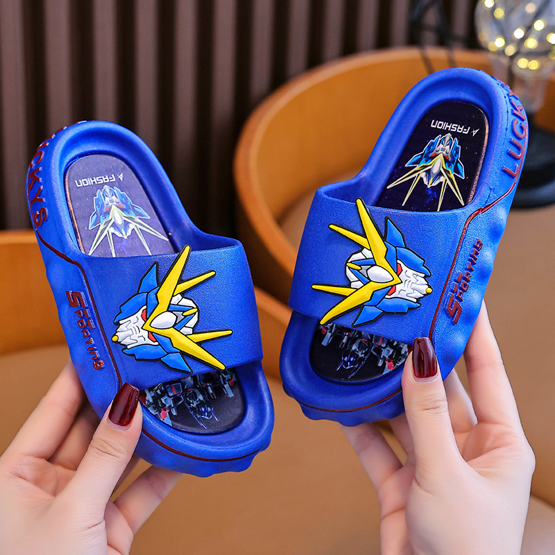 儿童凉拖鞋夏季卡通软底防滑居家洗澡浴室亲子男女大小宝宝亲子鞋