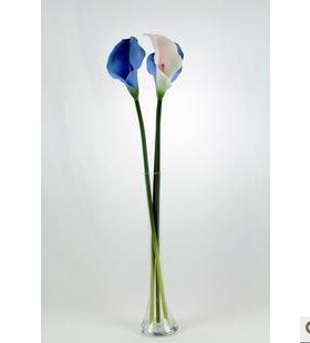 细长透明玻璃花瓶欧式道具客厅