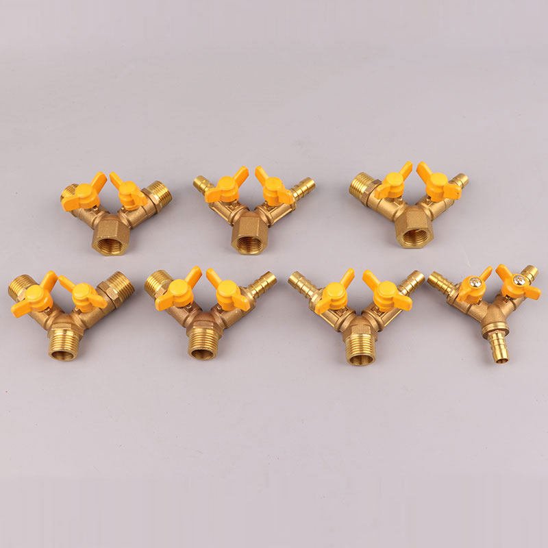 全铜燃气三通阀 Y型天然气开关内外丝羊角阀煤气阀门 4分三通球阀,淘宝优惠券,粉丝福利购,淘宝优惠卷