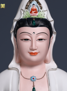 微美12至24寸荷叶观音佛像