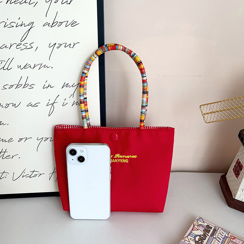 新款女生手提钥匙小布包女休闲百搭便当包女生收纳包女孩手机小包,淘宝优惠券,粉丝福利购,淘宝优惠卷