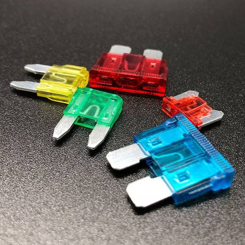 汽车保险丝片插片点烟器保险丝电源汽车通用中号小号5A-40A混装款 - 图2