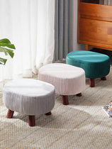 Nordic Small Stool Home Solid Wood Short Stool Living Room Tea Table Sofa Stool Stylish Long Bench Doorway Change Shoes Wear stool