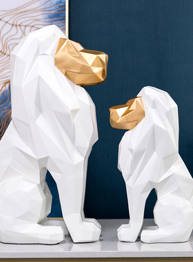 创意玄关雕塑摆件镇宅北欧