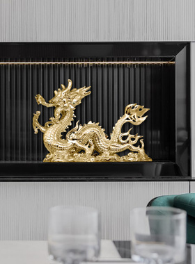 生肖招财青龙办公室桌面送礼摆件