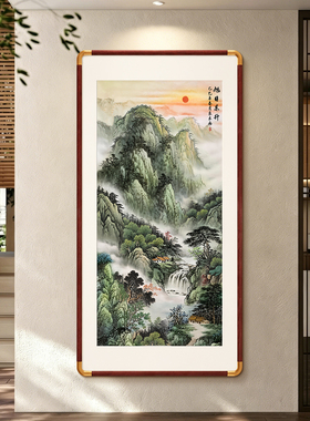 【推荐东墙山水挂画】