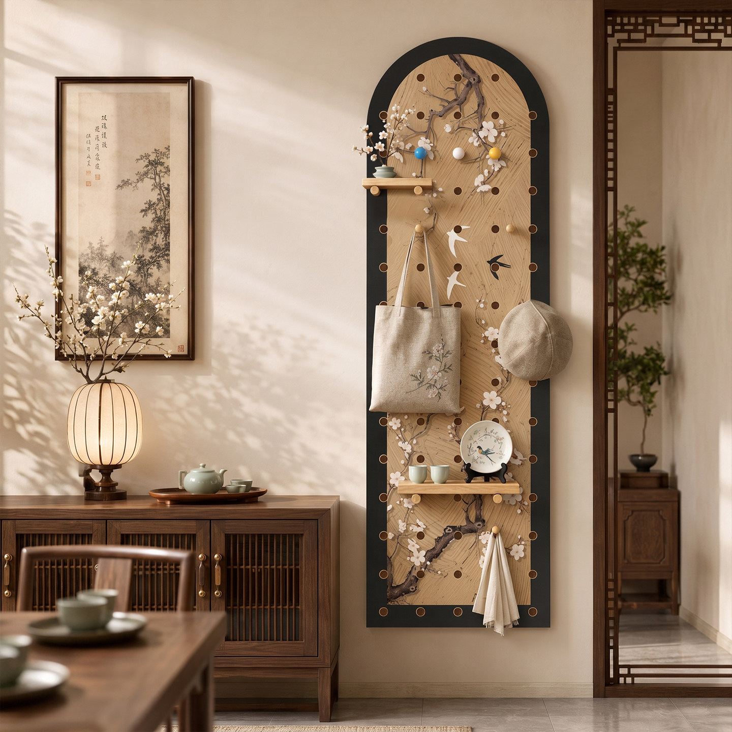 Solid wood hole board supports size and screen customization