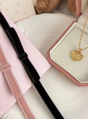 日系龙心同款小天使爱心项链