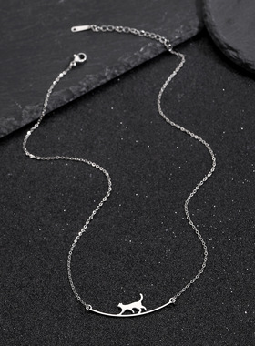 妙雅钛钢十字链男女通用