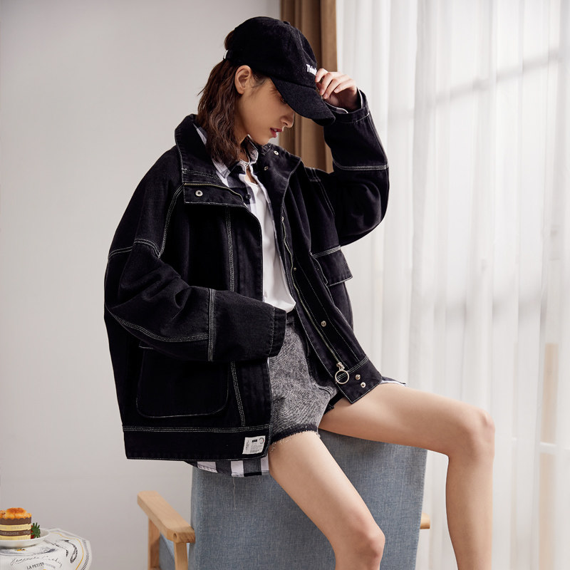 唐狮官方旗舰店2019新款韩版潮夹克 唐狮天悦短外套