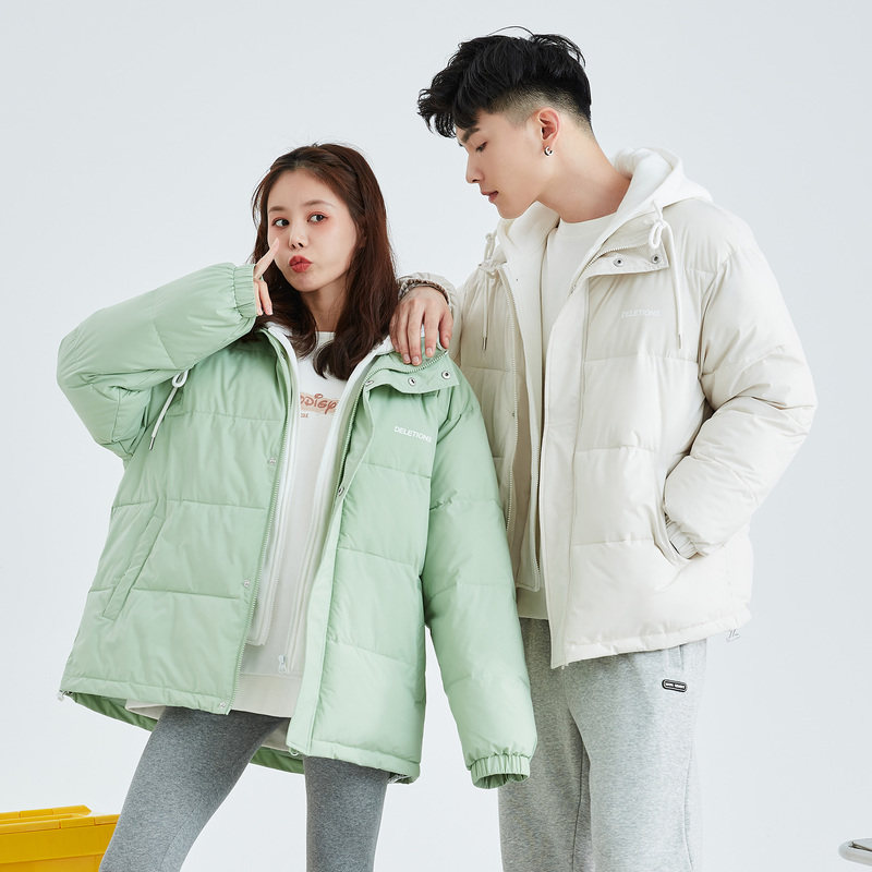 唐狮2021冬季新款情侣连帽男女棉服 唐狮喜之乐棉衣