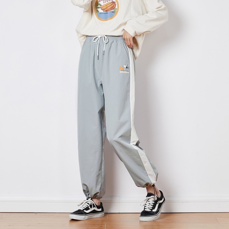 唐狮2021春秋新款韩版宽松显瘦卫裤 唐狮喜之乐休闲裤
