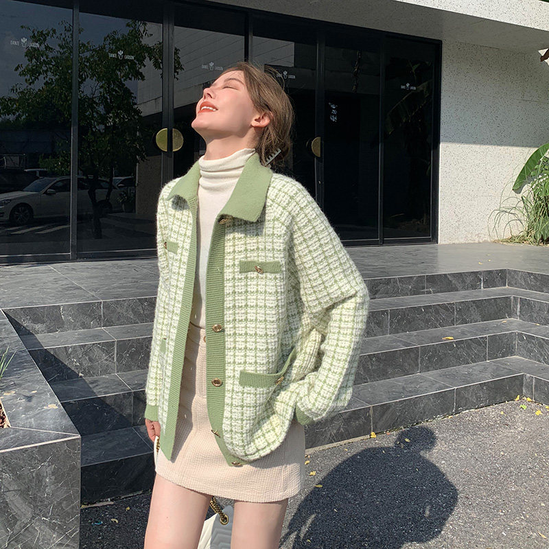 唐狮新款小香风外套短款韩版宽松 唐狮短外套