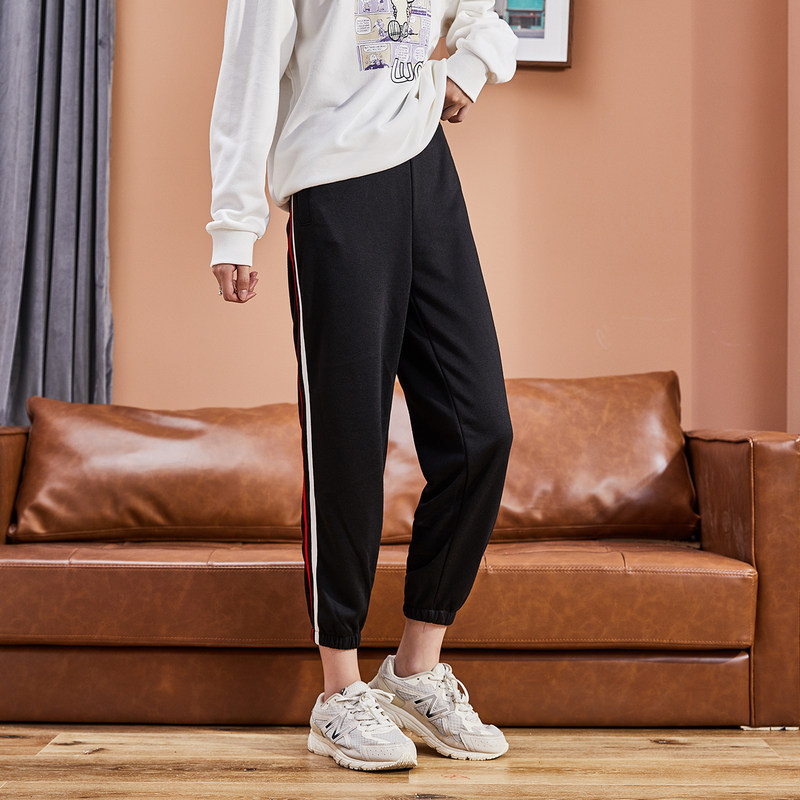 唐狮2020春秋新款宽松束脚休闲裤 唐狮休闲裤