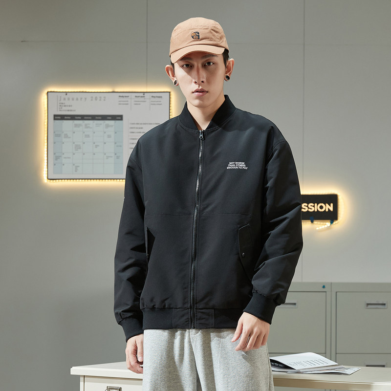 唐狮2022年春秋新款棒球服宽松夹克 唐狮喜之乐夹克