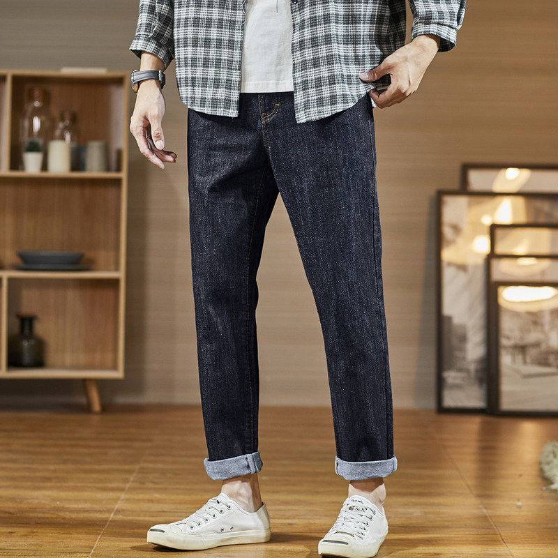 唐狮官方旗舰店2020春秋季男牛仔裤 唐狮天悦牛仔裤