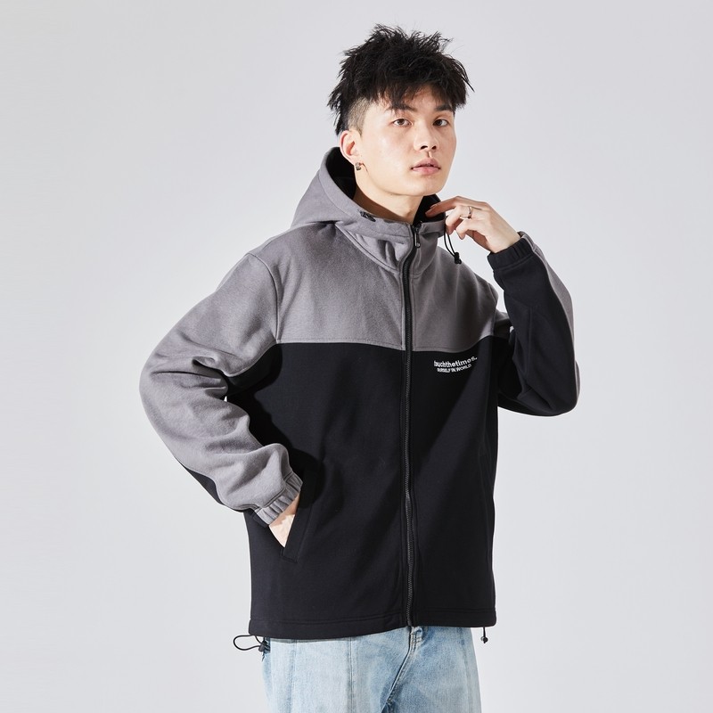 唐狮官方旗舰店连帽外套男2021上衣 唐狮喜之乐夹克