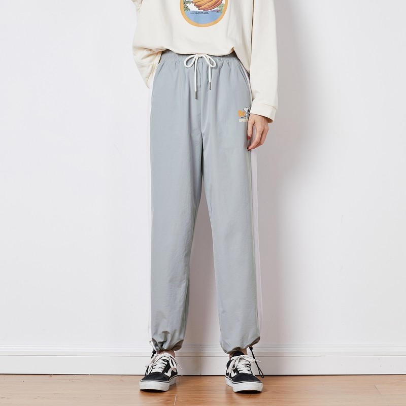 唐狮2021春秋新款韩版宽松显瘦卫裤 唐狮喜之乐休闲裤