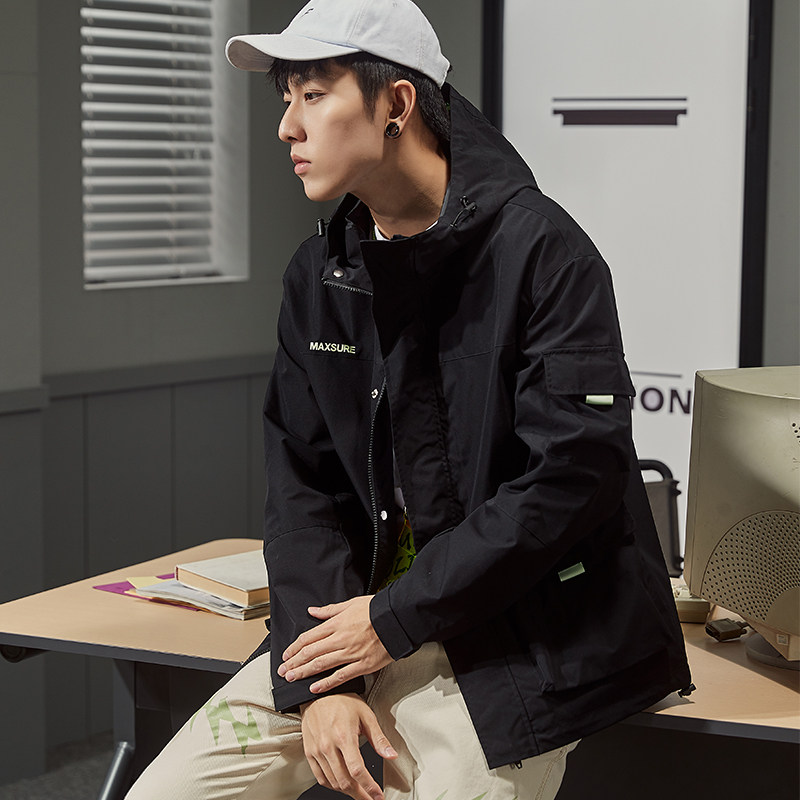 唐狮官方旗舰店2021秋装新款潮夹克 唐狮天悦夹克