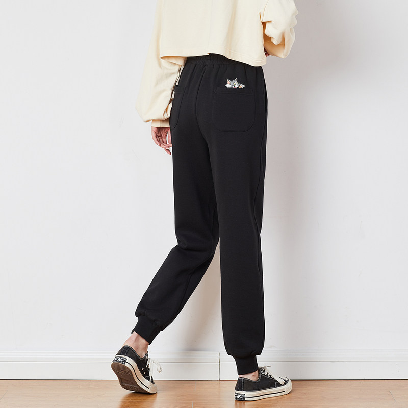 唐狮束脚2021春秋新款韩版运动裤 唐狮喜之乐休闲裤