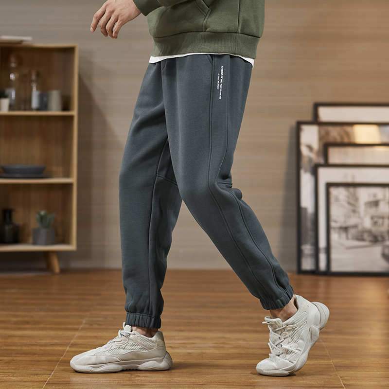 唐狮束脚2020秋装新款宽松薄款卫裤 唐狮喜之乐休闲裤