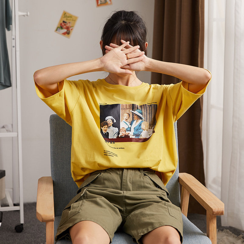 唐狮官方旗舰店夏女学生韩版t恤 唐狮福悠T恤