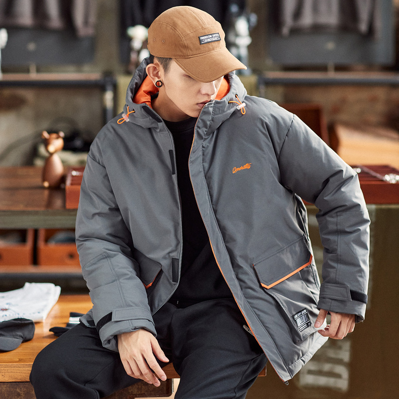 唐狮棉衣外套男2021冬新款韩版潮流 唐狮喜之乐棉衣