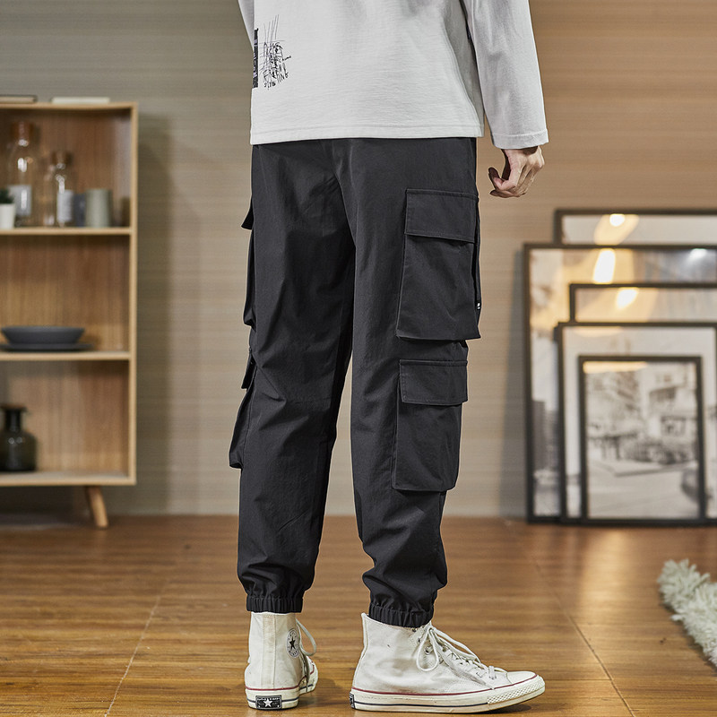 唐狮多口袋男士2020秋新款工装裤 唐狮喜之乐休闲裤