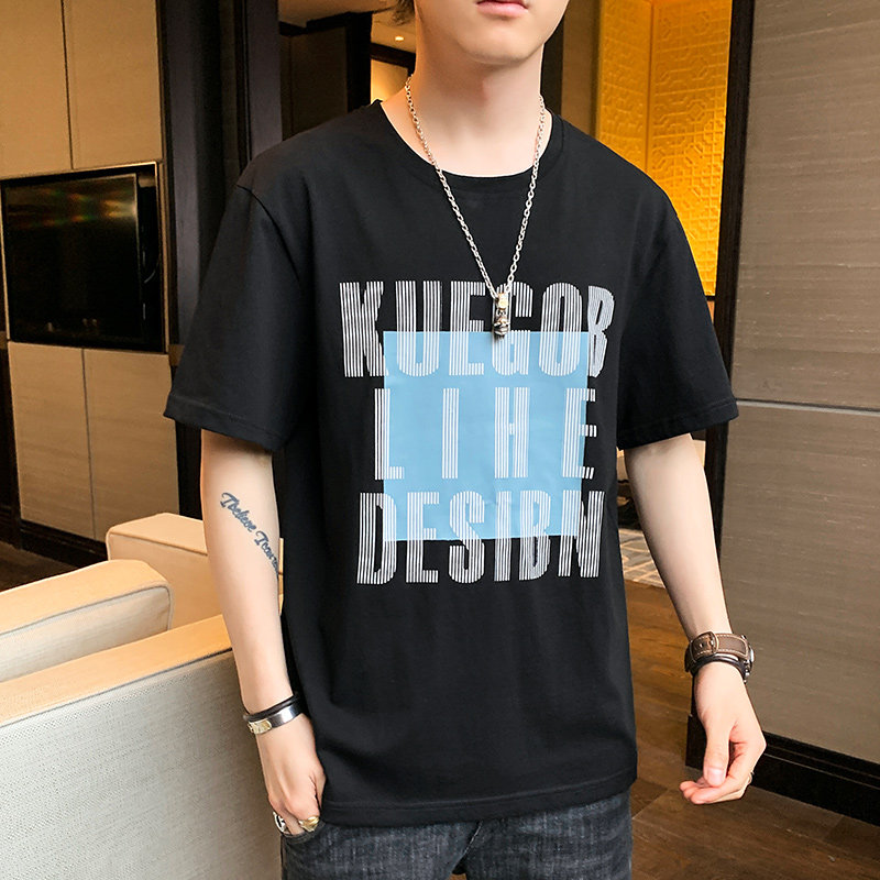 唐狮短袖2021夏新款宽松学生t恤 唐狮喜之乐T恤