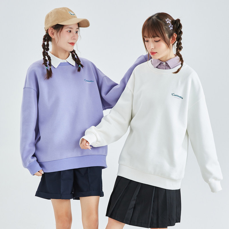 唐狮2022春装新款女圆领设计感卫衣 唐狮喜之乐卫衣/绒衫