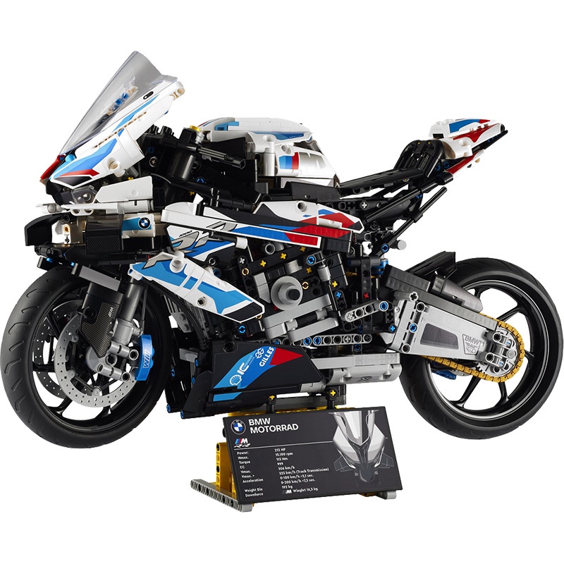 宝马摩托车机械组M1000RR42130男孩子成人高难度拼装中国积木玩具 - 图2