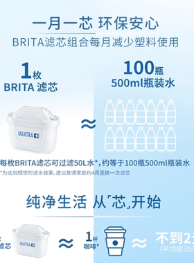 碧然德设计师滤水壶去水垢净水器