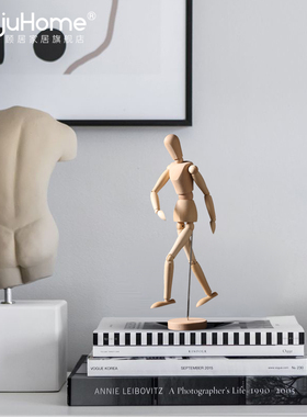 人偶素描模型家居客厅装饰摆件