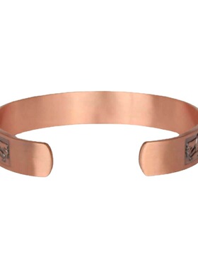 欧美亚马逊男士古铜拉丝磁性手镯可调节开口饰品复古戒指手镯套装