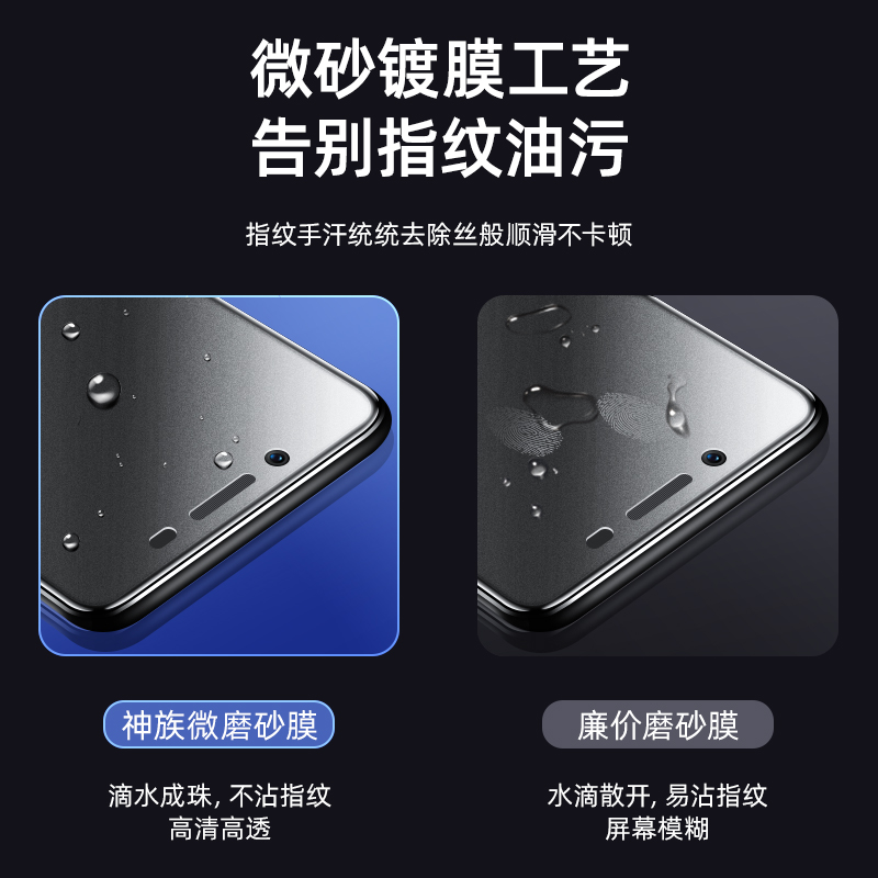 适用于oppor9s钢化膜Rr9/m磨砂全屏覆盖0pp0r9splus高清透明防指纹plus护眼抗蓝光pp0摔R9sk贴膜tm防爆st/km - 图0