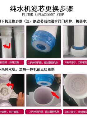 北极鲸华师泰加热净水器一体机净水机专用滤芯专柜品质高档滤芯
