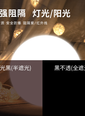 黑色鱼缸射灯光指示灯遮光贴纸
