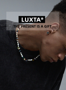 LUXTA原创拼接珍珠彩色项链