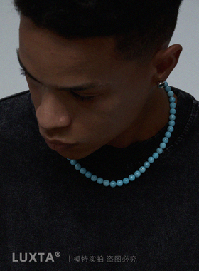 LUXTA绿松石纹路项链潮流单品