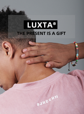 LUXTA原创贝壳珠彩色手链嘻哈男