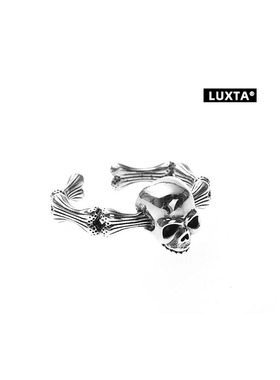 LUXTAs925银骷髅头戒指