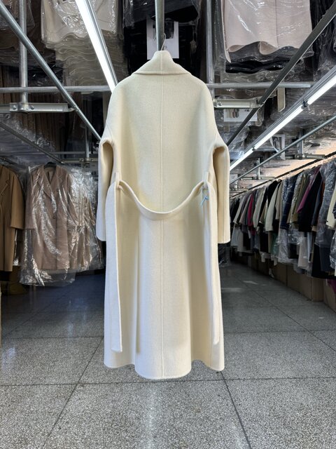 Lapel double-sided wool coat for women mid-length 25-year autumn and winter new Korean loose simple temperament woolen jacket