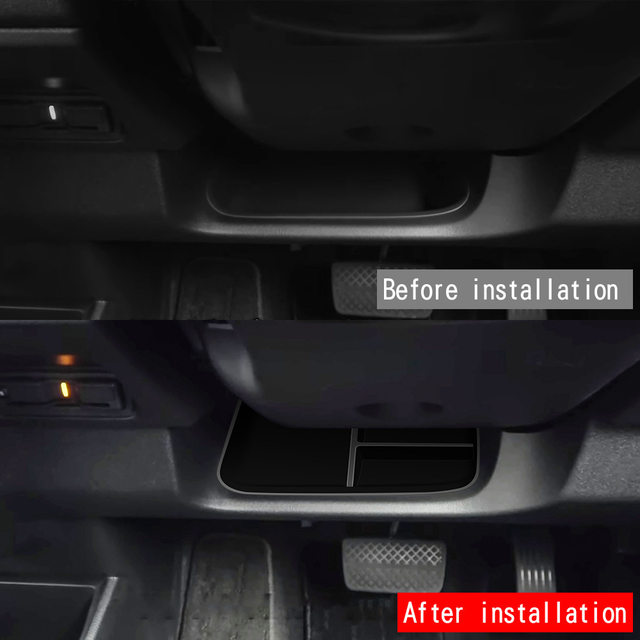 24 N-BOX under steering wheel storage box